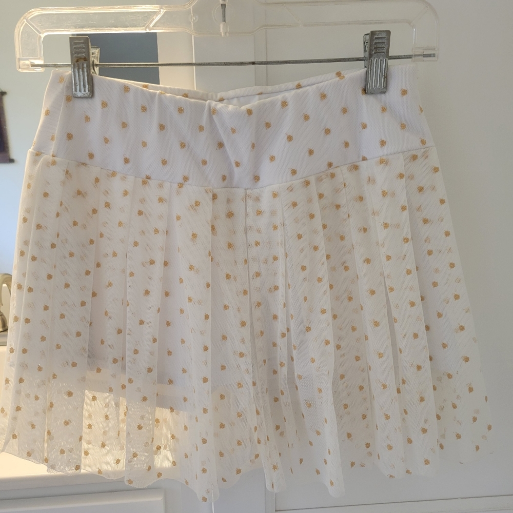 White mesh Bluefish tennis skirt size medium
